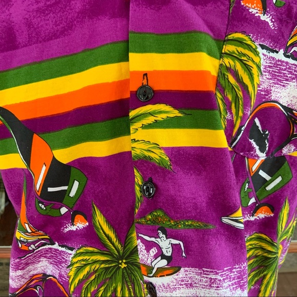 Fun Wear Hawaiian Style Surfing Shirt - Picture 2 of 8